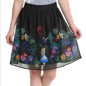 DISNEY ALICE IN WONDERLAND FLOWER SKIRT